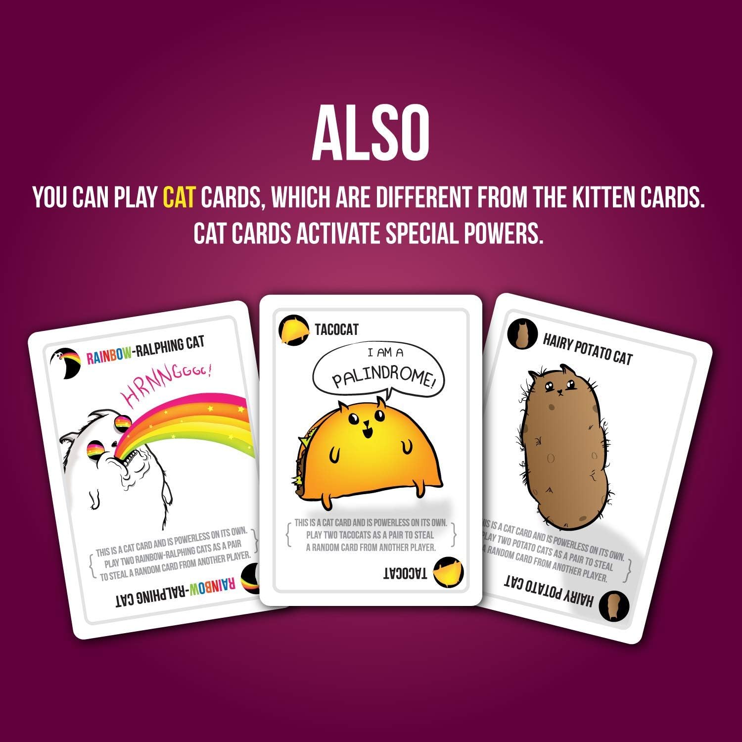 Exploding Kittens Card Game - Party Pack for Up to 10 Players - Family-Friendly Party Games - Card Games for Adults, Teens & Kids: Toys & Games