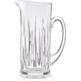 Reed And Barton Soho Clear Crystal, Tall Ball Pitcher