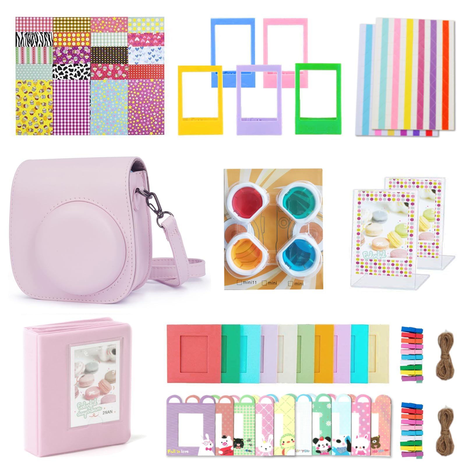 KALDA Instant Camera Accessories for Instax Mini 12 (Blossom Pink)