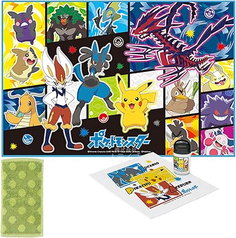 Amazon スケーター ハーフタオル付 ポケットモンスター おでかけセット レジャーシート おしぼり 弁当用箸 カトラリー オンライン通販