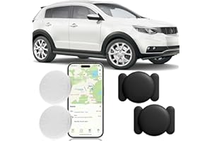 GPS Tracker for Vehicles,2PCS Mini Hidden Car Tracker with Magnetic Case,Tracker Device for Vehicles No Monthly Fee - Works w