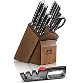 Cangshan L Series 10-Piece Knife Block Set, Forged German Steel, Black, 1027440