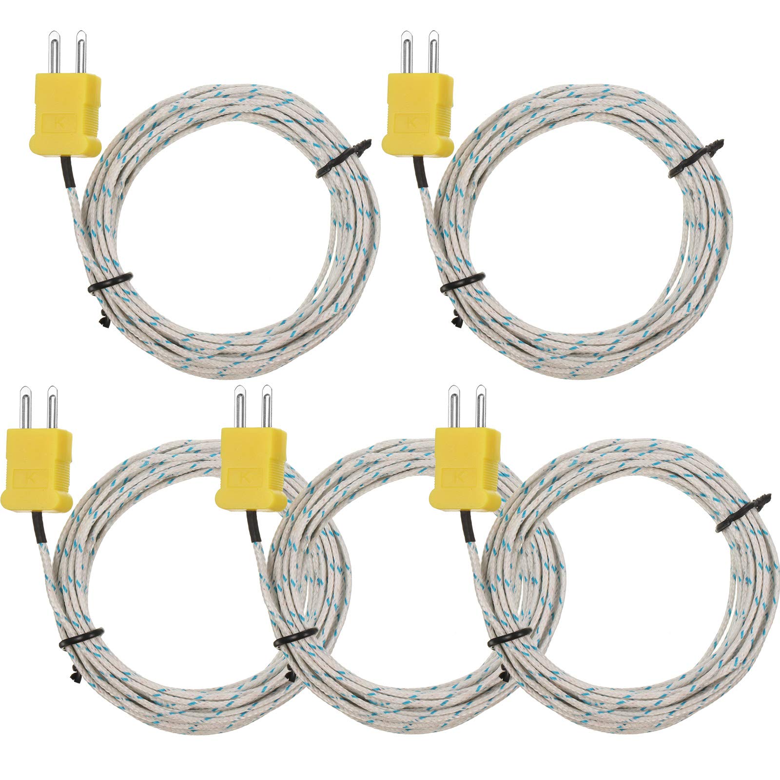 5 Pieces 3 Meters K Type Mini-Connector