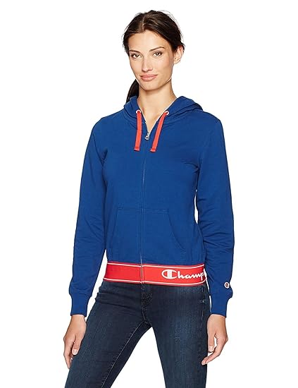 royal blue champion hoodie women's