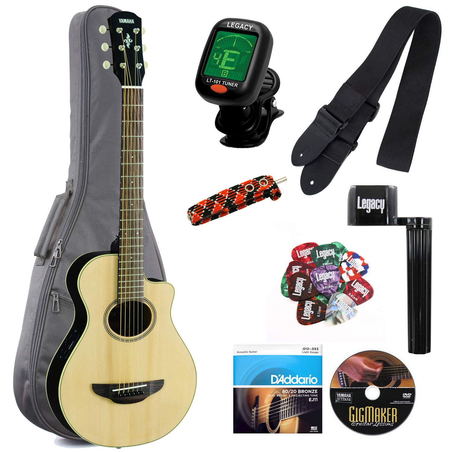 Yamaha Apxt2 3/4-Size Acoustic-Electric Guitar - Yamaha Apxt2 3 4 Size Thinline Acoustic Electric Guitar Natural Finish With Legacy Accessory Kit Buy Online In Switzerland At Desertcart