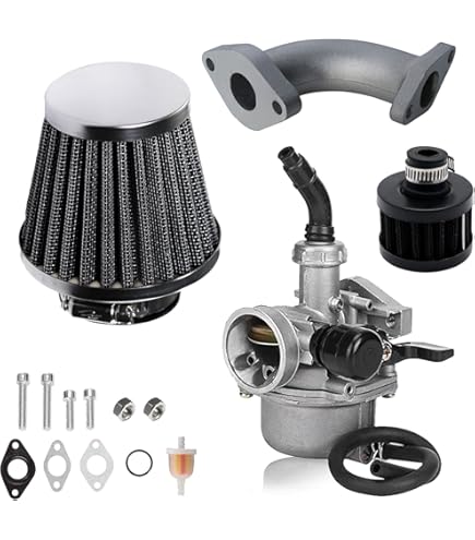 COEFEPIY Tuyau d'échappement pour Predator 79 cc 3.0 HP 98 cc Go Kart pour mini vélo COLEMEN CT100U CC100X