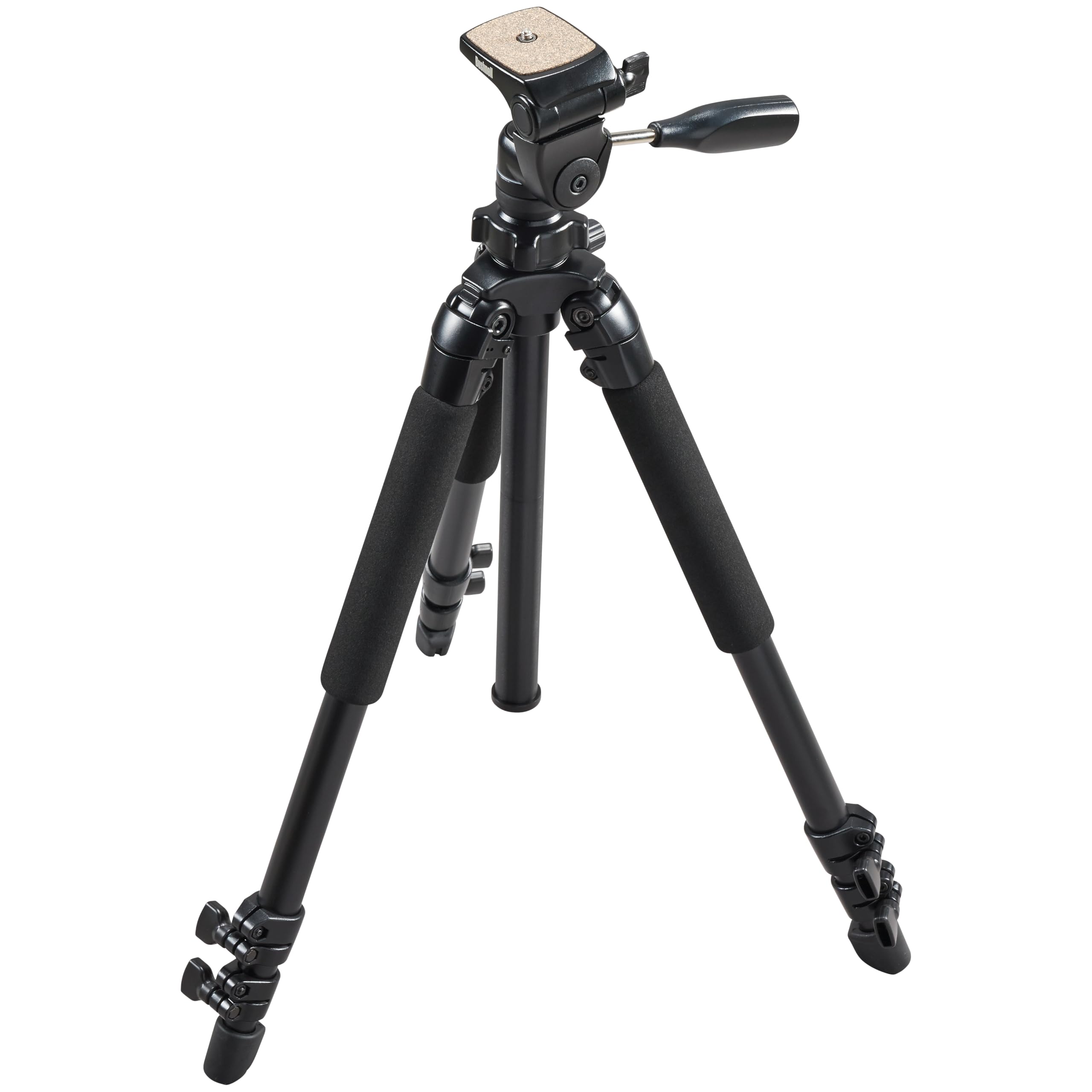 Bushnell - 60" Black Advanced Tripod - Camcorder - Camera - Sightseeing - Travelling - Wildlife - Outdoor - Three-Position Leg - Adjustable - Aluminium - 784030
