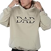 Personalized Dad Hoodie and Dad Sweatshirts for Men New Baby with Kid Names Hoodie for Dad Custom Hoodies for Dad Birthday Shirts for Him from Daughter