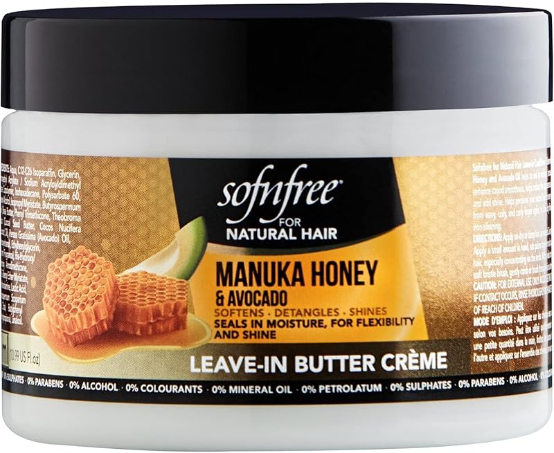 SOF N' FREE Leave In Conditioner Manuka Honey Avocado 325 ml