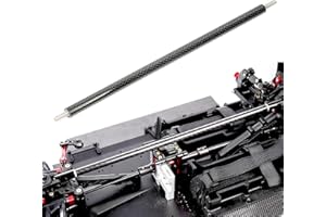 MOSHNOLY Carbon Fiber Center Brace Bar for Arrma 1/7 Felony/Infraction/Limitless 6S, Center Brace Rod Kit Part,Upper Top Central Chassis Support Bar, Front Frame Post End Lightweight ARA320503