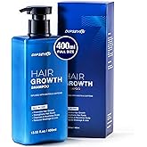 Biotin Hair Growth Shampoo for Men: Powerful Cleaning, Thickening & Strengthening Formula for Hair Loss & Thinning Hair, DHT-Blocking Root Activator with Biotin, Caffeine & Tea Tree Oil, 13.5 fl oz