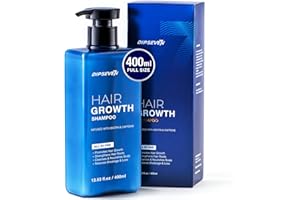 DIPSEVEN Biotin Hair Growth Shampoo for Men: Powerful Cleaning, Thickening & Strengthening Formula for Hair Loss & Thinning Hair, DHT-Blocking Root Activator with Biotin, Caffeine & Tea Tree Oil, 13.5 fl oz