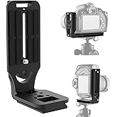 (Real Single one Piece) L Bracket Camera for DSLR Vertical Horizontal Switching Tripod Quick Release Plate Compatible with Canon Nikon Sony DJI Osmo Ronin Zhiyun Stabilizer Tripod Monopod
