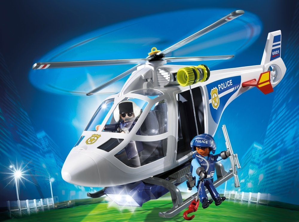 Playmobil 6921 - Elicottero della Polizia con Faro