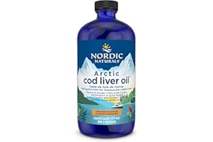 Nordic Naturals Arctic CLO - Cod Liver Oil Promotes Heart and Brain Health (Orange, 473 mL)