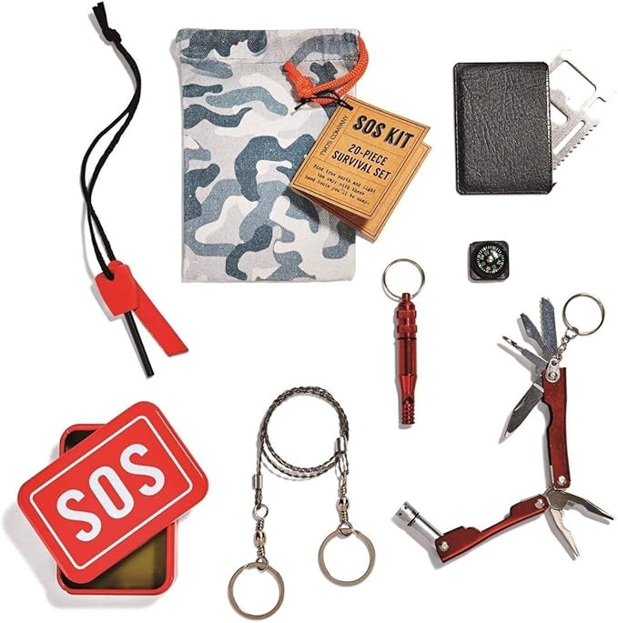 SOS Emergency Kit 20Piece Survival Kit