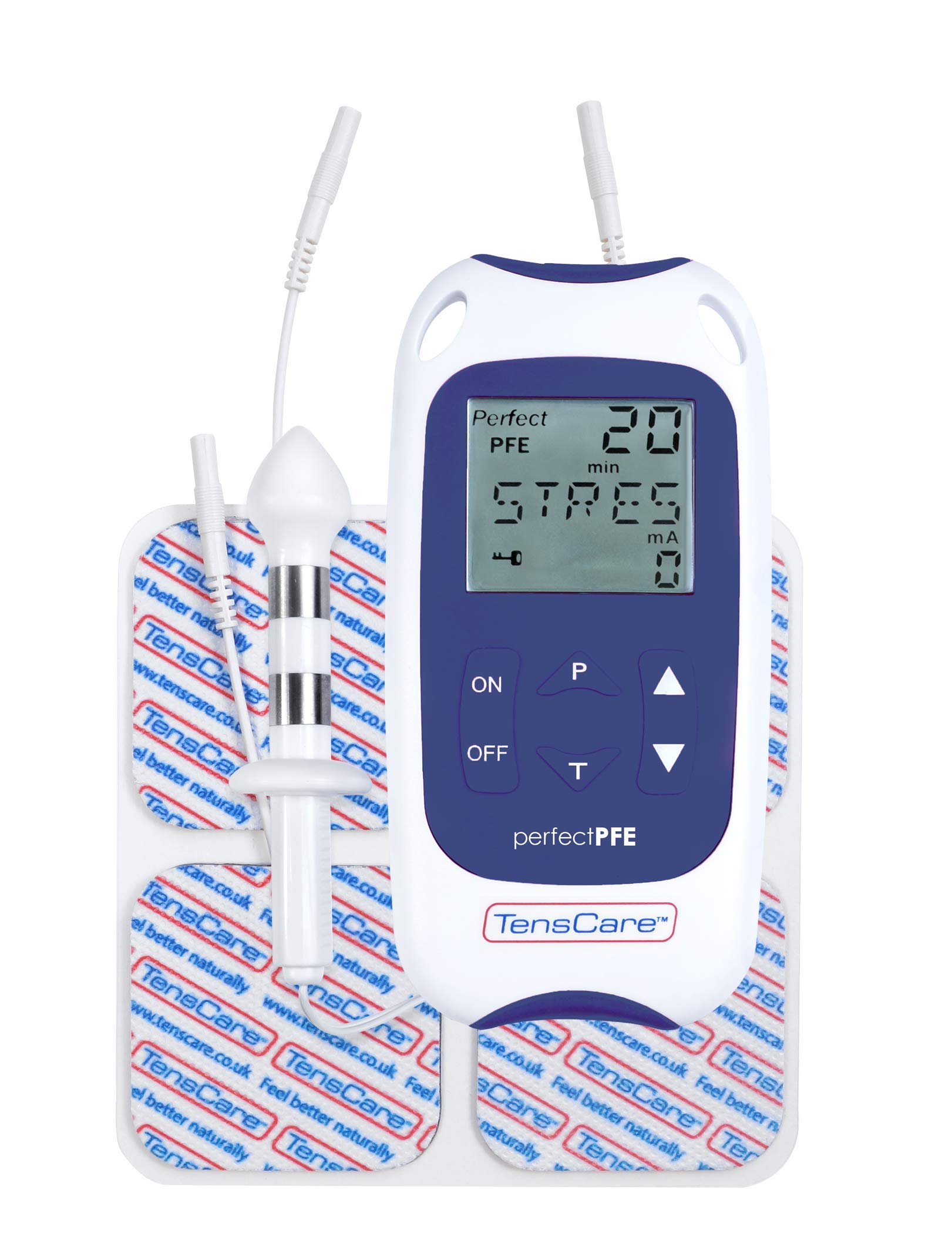 TensCare Perfect PFE Men - Clinically Tailored EMS Programmes to Strengthen and Tone the Pelvic Floor. Treat Stress, Mixed and Urge Incontinence. TENS Programme to Help Relieve Chronic Pelvic Pain