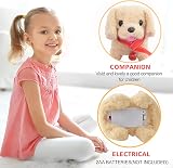 HOWADE Realistic Robot Puppy Toy Walking Barking Interactive Plush Dog Gift view 6