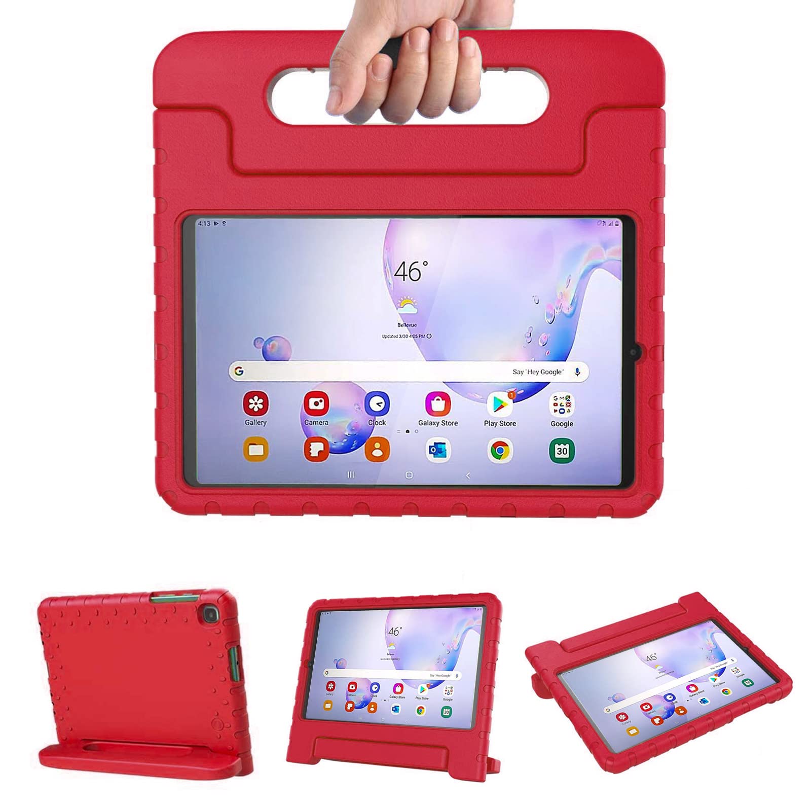 Photo 1 of SIMPLEWAY Case for Samsung Galaxy Tab A 8.4 2020 Tablet (Model SM-T307), Light Weight Shock Proof Durable Rugged Kidsproof Foldable Convertible Handle Kids Case for Tab A 8.4 2020
