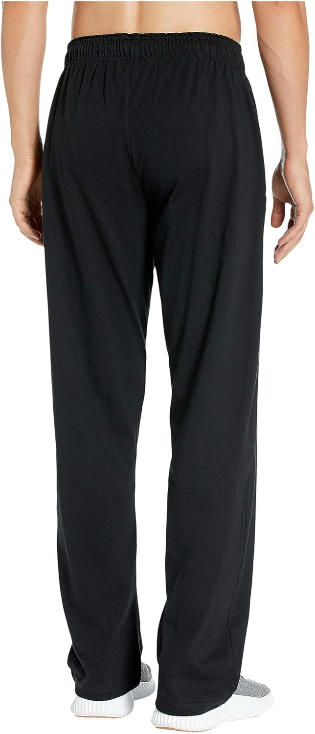Champion Men's Open Bottom Lightweight Jersey Pant: Clothing