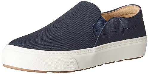 Amazon Essentials Women's Comfortable Slip on Sneaker, Navy, 11