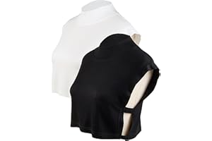 Eyibenlilan Fake Turtle Neck Detachable Collar Base Layer Top Comfortable Dickey Collar for Daily Wear