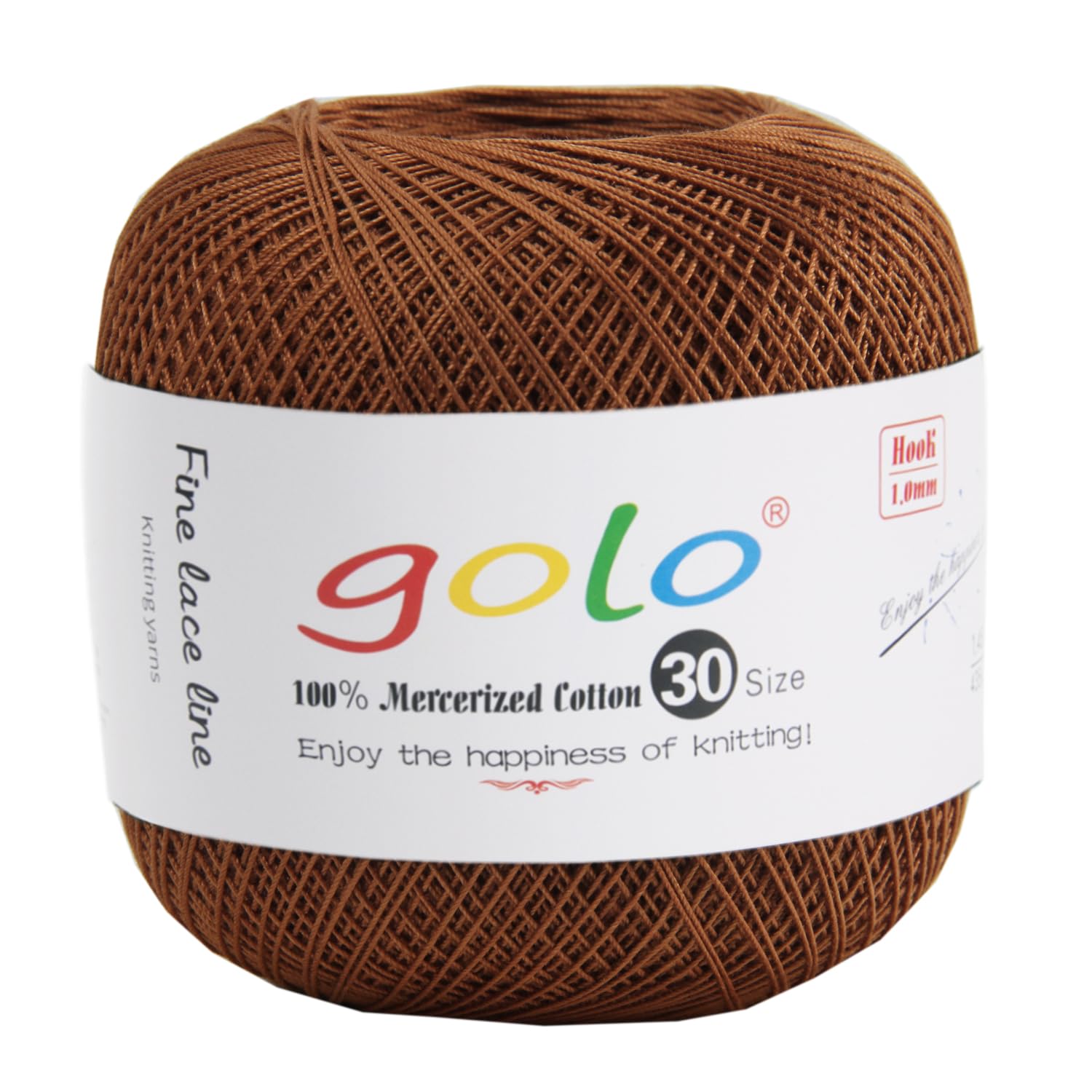 golo Crochet Thread Size 30 Yarn for Hand Knitting Cotton Crochet Yarn — image 1