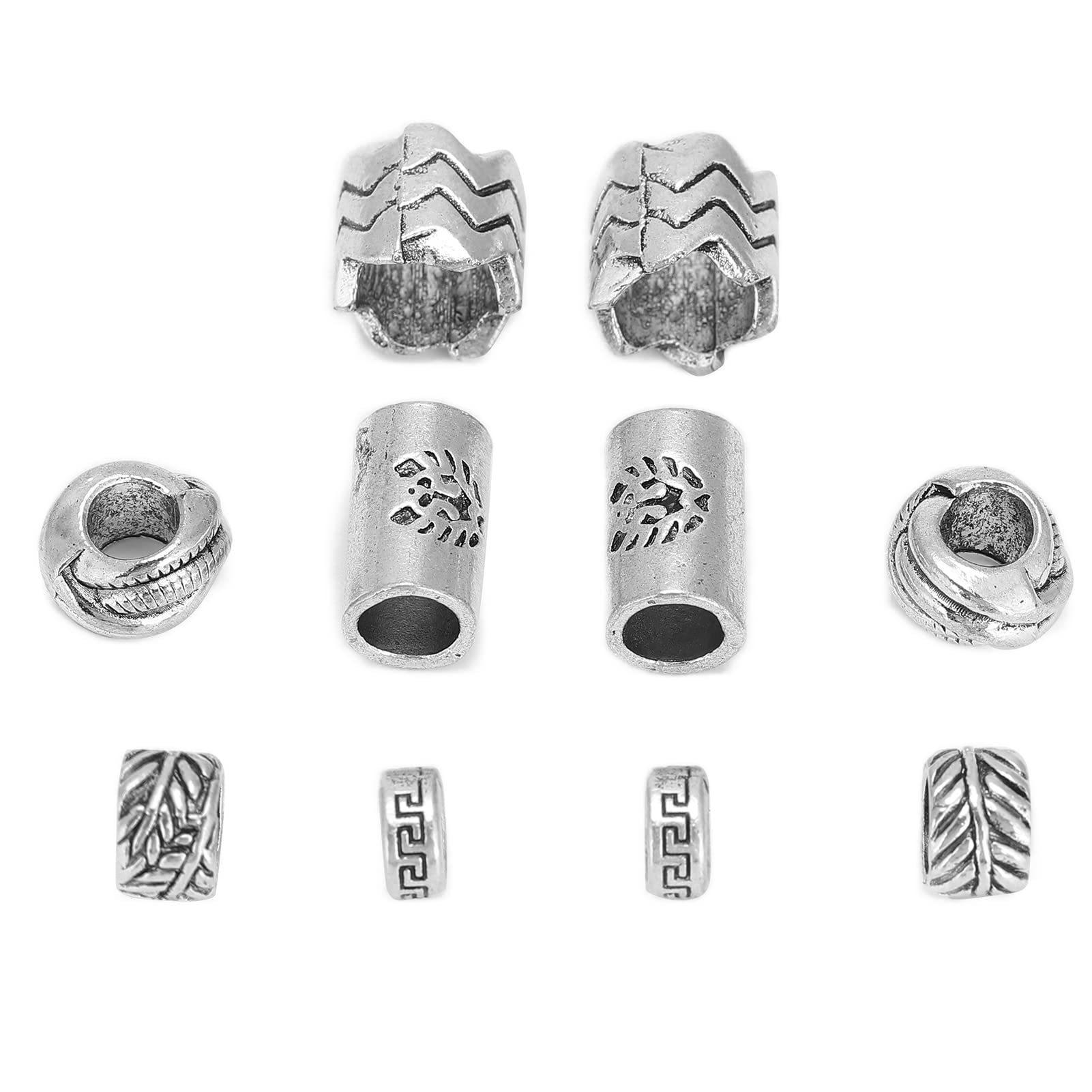 Dreadlock Beads Decor, Beard Beads Viking Beard Beads Exquisite Design for Pendant for Dyeing The Beard for Braided Hair for Braided Beard