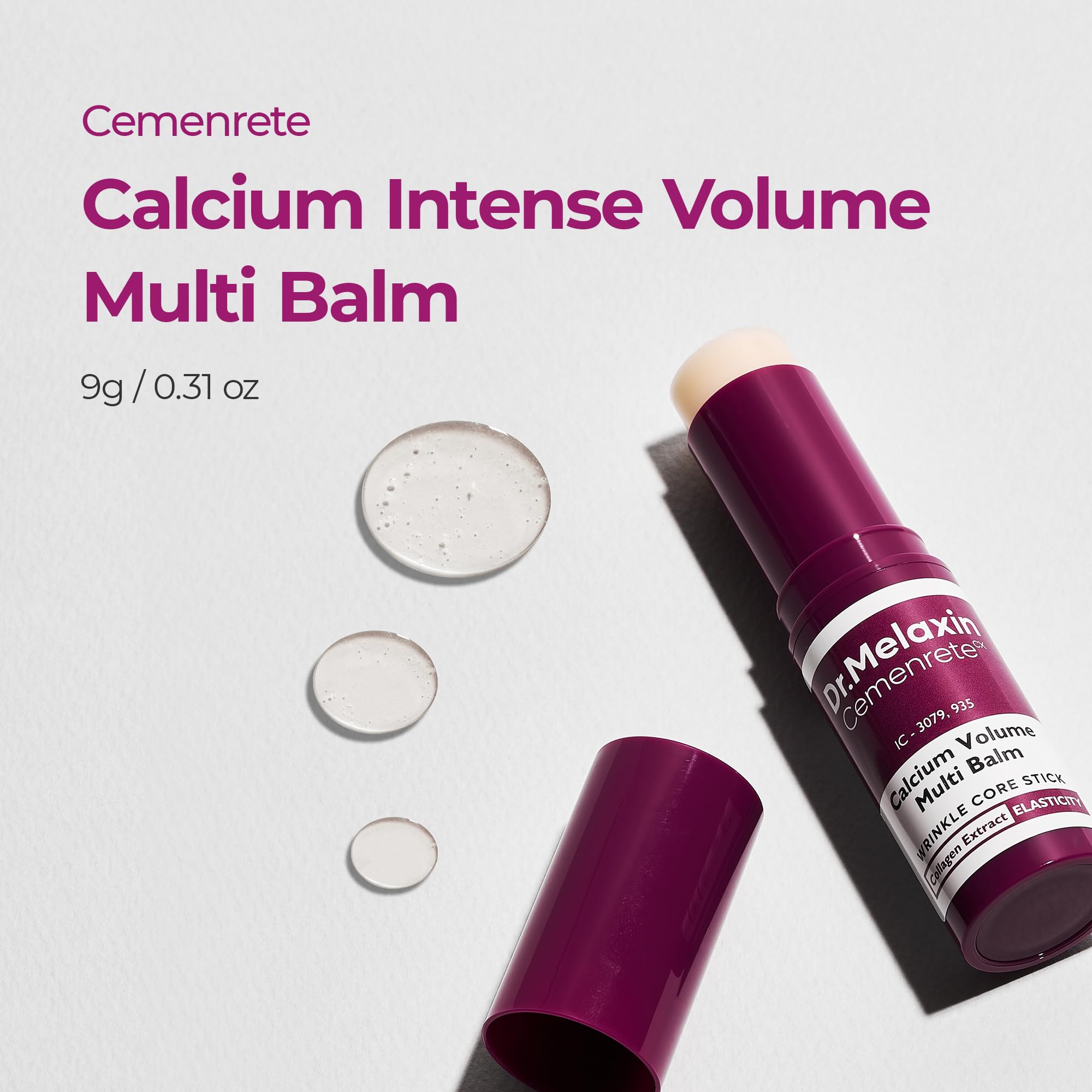 Dr.Melaxin Cemenrete Calcium Multi Balm 9g Korean Skin Care All In One Stick Collagen Face Eye treatment Balm