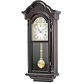 AYRELY&reg; 36IN Big Grandfather Vintage Wall Clock with Pendulum and Chime, Hour/Quarter-Hour Chime, Ash Wooden Frame, Large Vintage Wall Clock for Living Room,Home Decor Gift
