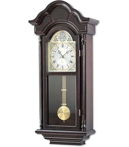 Amazon.com: SEIKO QXH004BLH Oak Wood Pendulum Wall Clock with