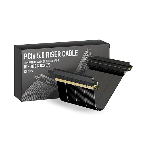 Pci4 Riser Cable Multiple Gpu LINKUP PCIE 5.0 Riser Cable | for Vertical GPU Mount | ITX Double ...