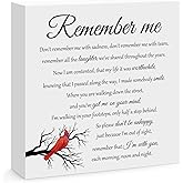 Sympathy Bereavement Gift Wooden Block Sign Memorial Keepsake In Loving Memory of Loved Desk Decor Sign Table Decor Funeral Grief Gift Condolence Remembrance Gift