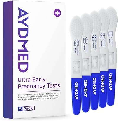 Aydmed 5 x Early Detection Pregnancy Tests Ultra Early 99% Accuracy
