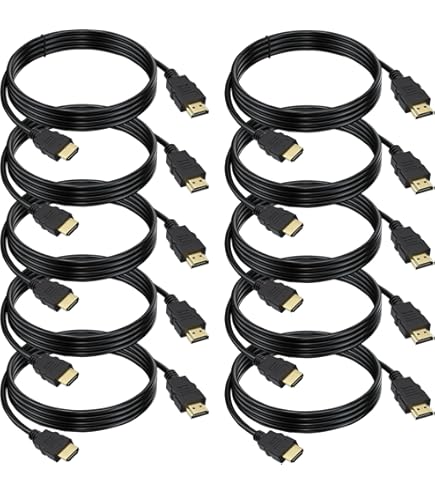 Câble HDMI Vers DVI 1,8 M – Connectique Mâle/mâle, Noir, Pour Relier PC à écran, TV, Projecteur - 8