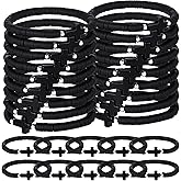 Landical 30/50 Pcs Cross Bracelets Bulk Jesus Bracelets Handmade Elastic Colorful Polymer Clay Bead Religious Wristbands Christian Wristband for Women Kid Easter Valentine Gifts