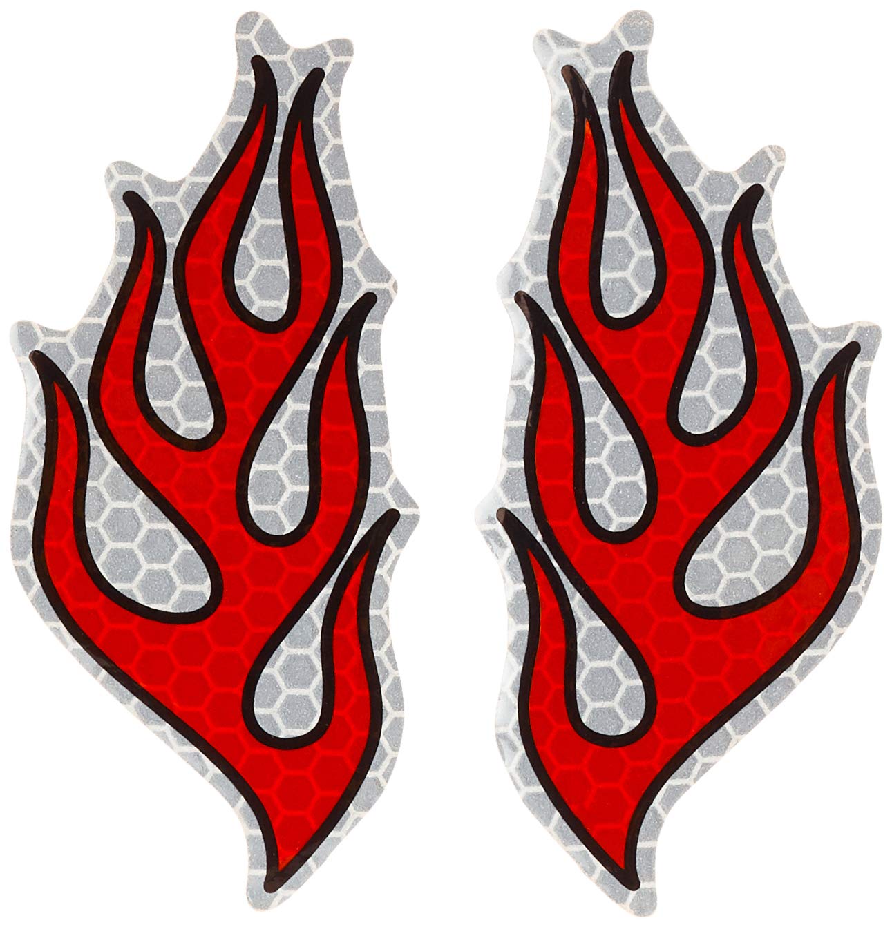 Quattroerre Refractive Flames Sticker 10 x 12 cm