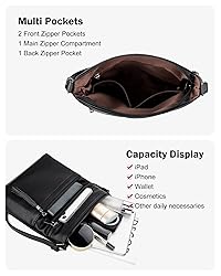 MASINTOR Crossbody Purses for Women, Multi Pocket