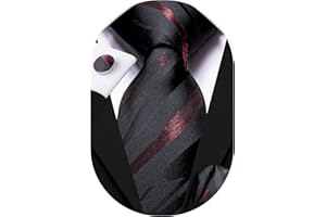 Hi-Tie Men Ties Sets Silk Stripe Paisley Necktie Pocket Square Cufflinks for Business Wedding