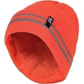 HEAT HOLDERS - Mens Hi Vis Thermal Insulated Reversible Knit Cap 3.4 tog One Size