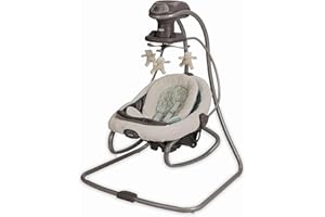 Graco DuetSoothe 2 in 1 Portable Baby Swing & Baby Rocker, Multi Direction, Vibration, Winslet