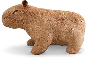 SQEQE Capybara Plush Toy, Cute Capybara Stuffed Animals, Super Soft Capybara Plushie Pillow Unique Brown Plushies Doll Gifts for Girls Boys Kids Decor 12 inch