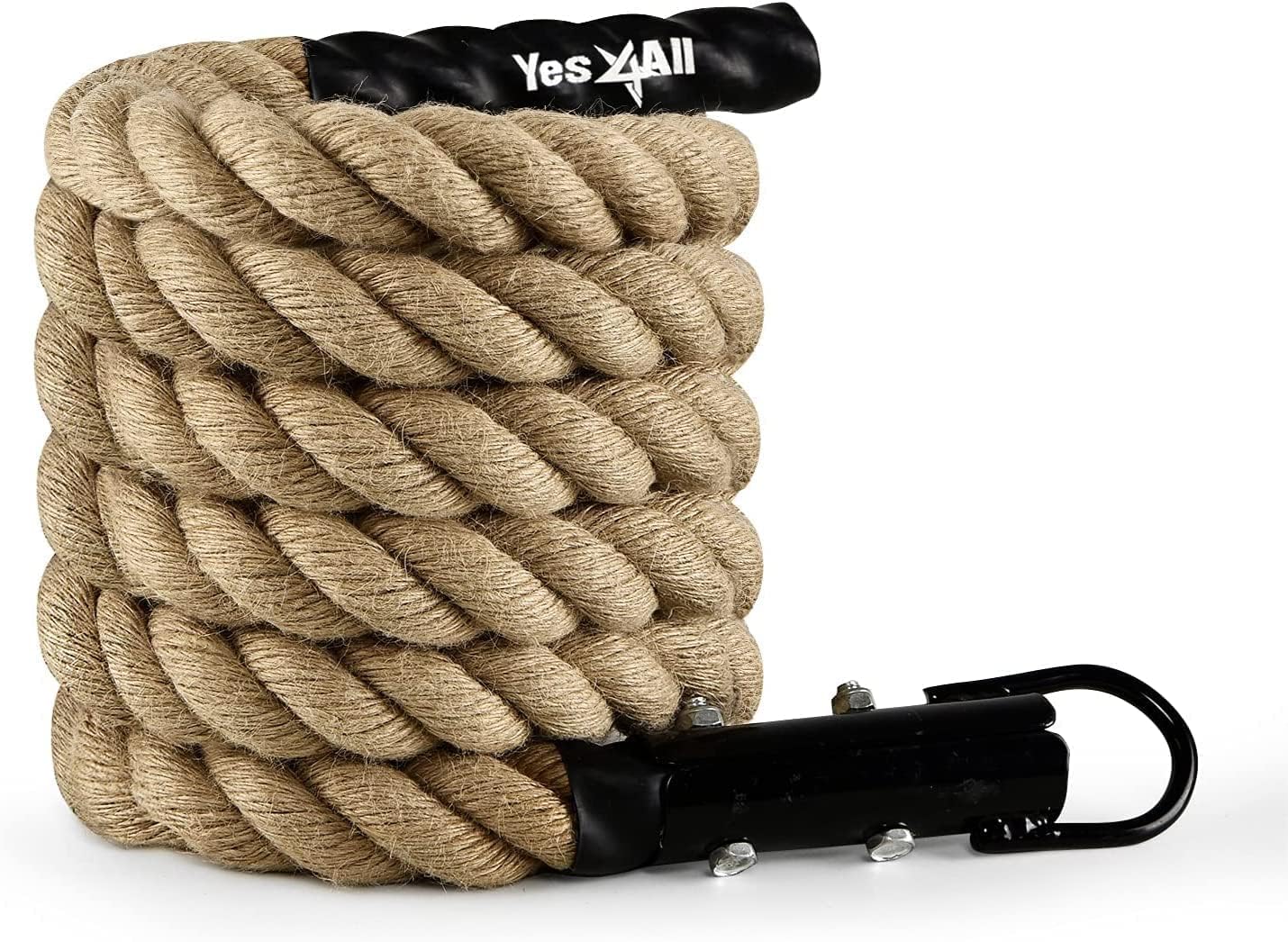 Yes4All Gym Climbing Rope for Fitness & Strength Training, Climbing Exercises & Home Workouts, 20ft Image