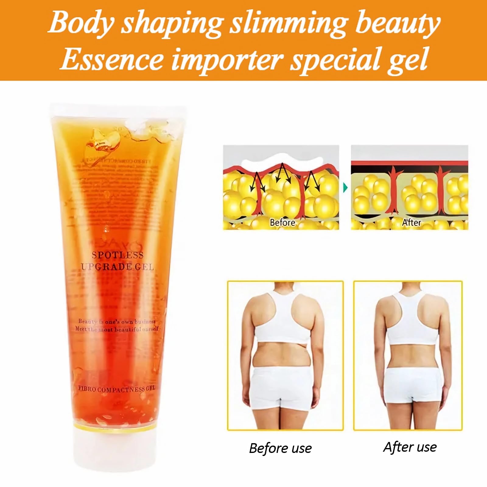 YMEYFAN 3 Pack Conductive Gel for Body Sculpting, Slimming Lifting Firming Hydrating Primer, Hot Gel Preparation for Microcurrent RF Machine