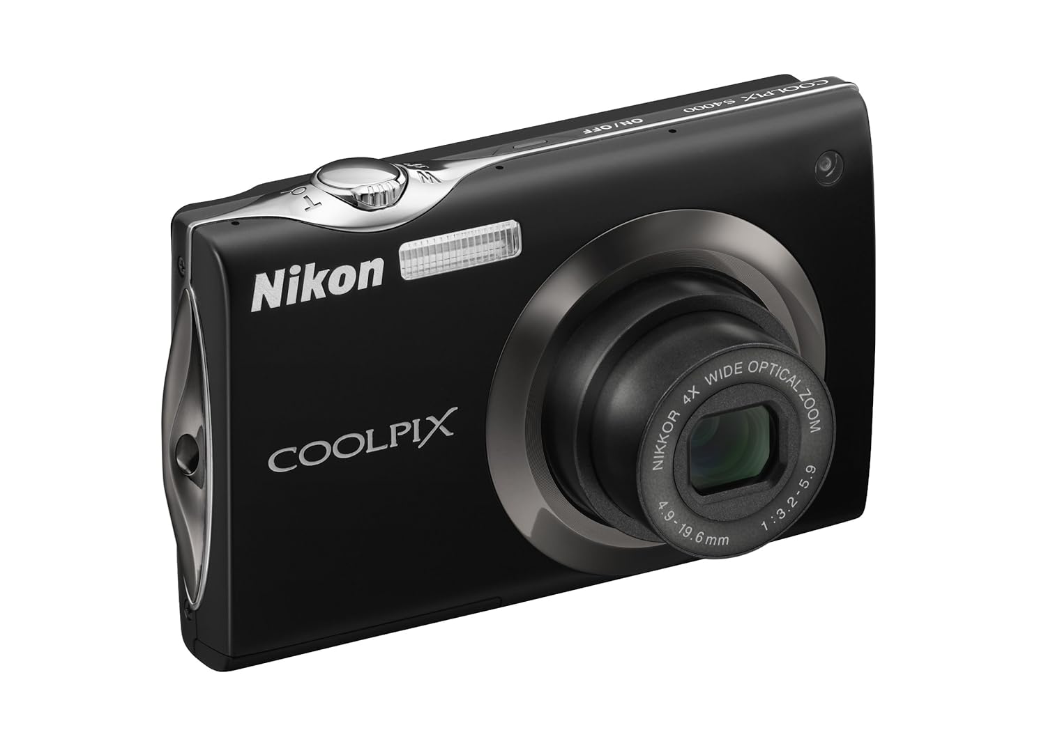 Amazon.com : Nikon Coolpix S4000 12 MP Digital Camera with 4x Optical  Vibration Reduction (VR) Zoom and 3.0-Inch Touch-Panel LCD (Black) : Point  And Shoot ...
