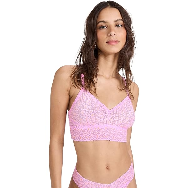 Hanky Panky Women's Signature Lace Lined Bandeau 487102 Chai