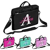 Custom Laptop Bag with Name, Personalized Shoulder Bag for Laptop, Customized Portable Computer Bag for Business (BG)