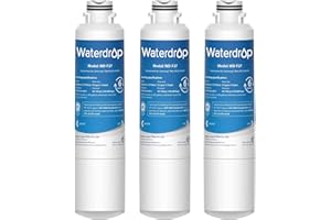 Waterdrop DA29-00020B Replacement for Samsung® Water Filter HAF-CIN/EXP, DA29-00020B, HAF-CIN, DA29-00020B-1, RF28HMEDBSR, RF263BEAESR, RS25J500DSR, RF263TEAESG, HDX FMS-2, DA97-08006A-1, 3 Filters