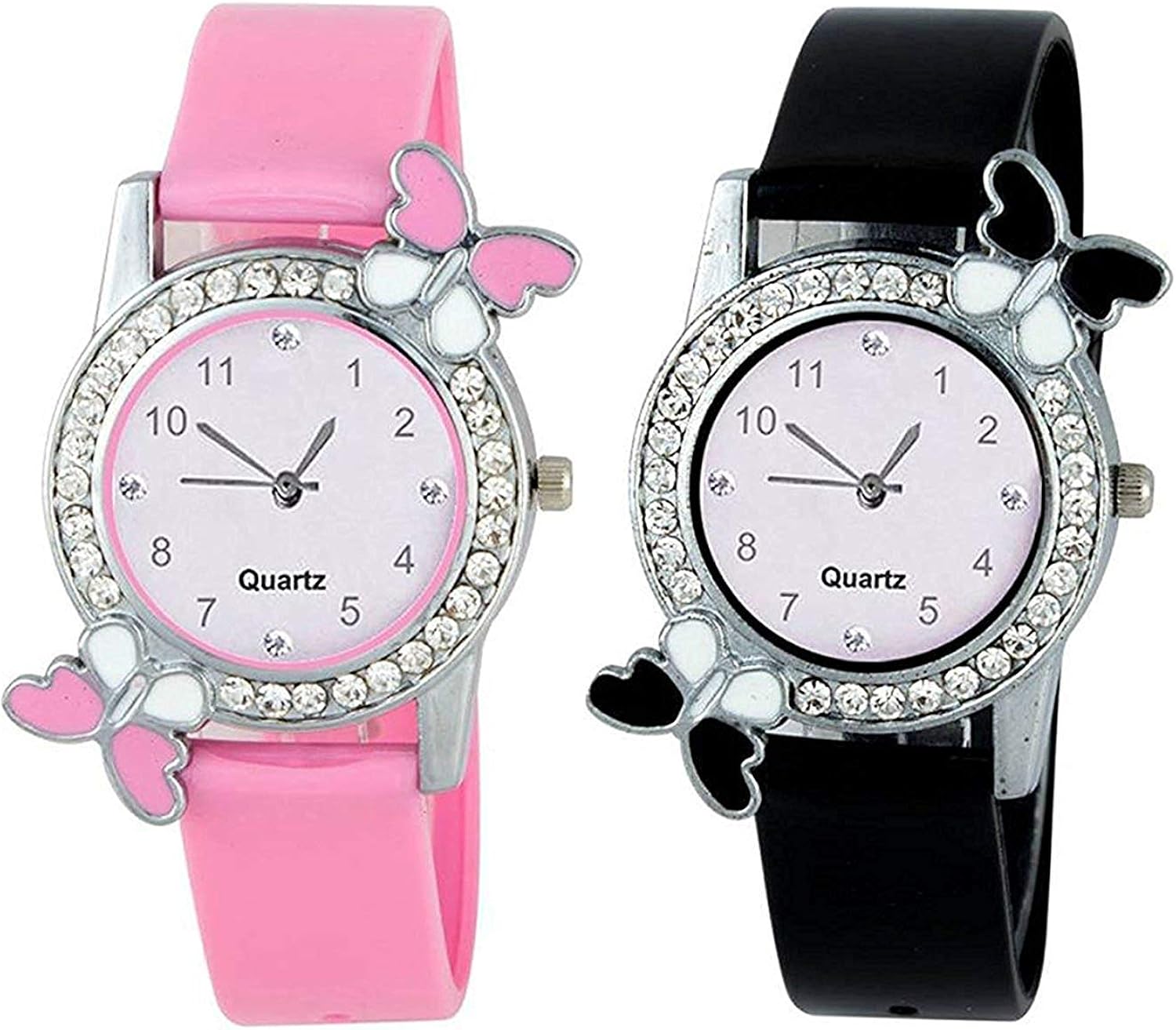 Buy Mr. Brand Analogue Women's & Girl's Watch (Black & Pink Colored