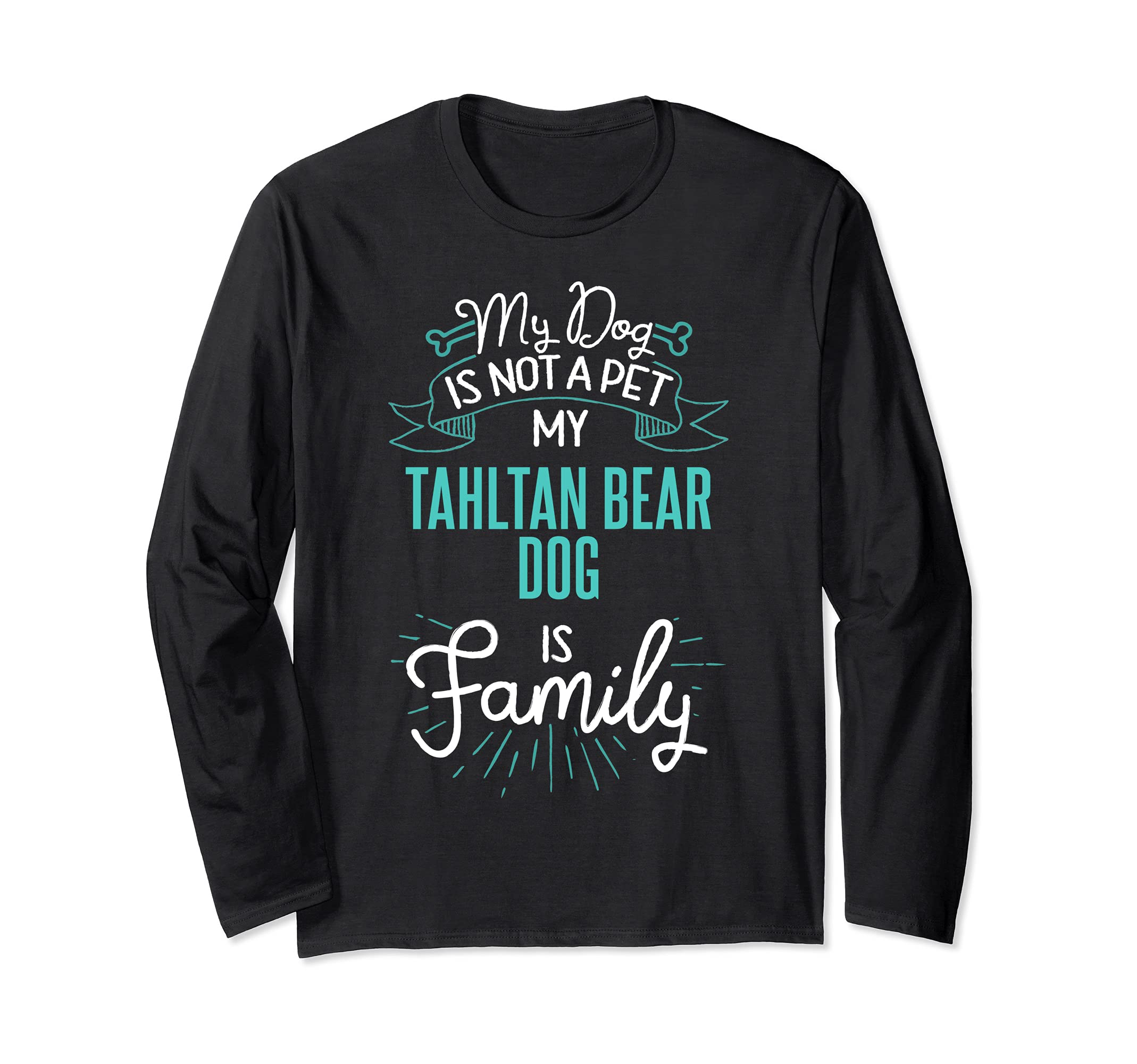 Cute Tahltan Bear Dog Design Family Dog Giftn Long Sleeve T-Shirt